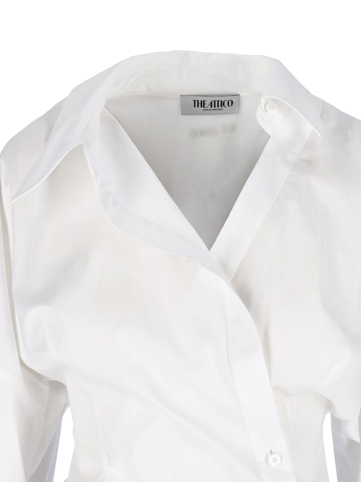 Mini Chemisier Dress – White