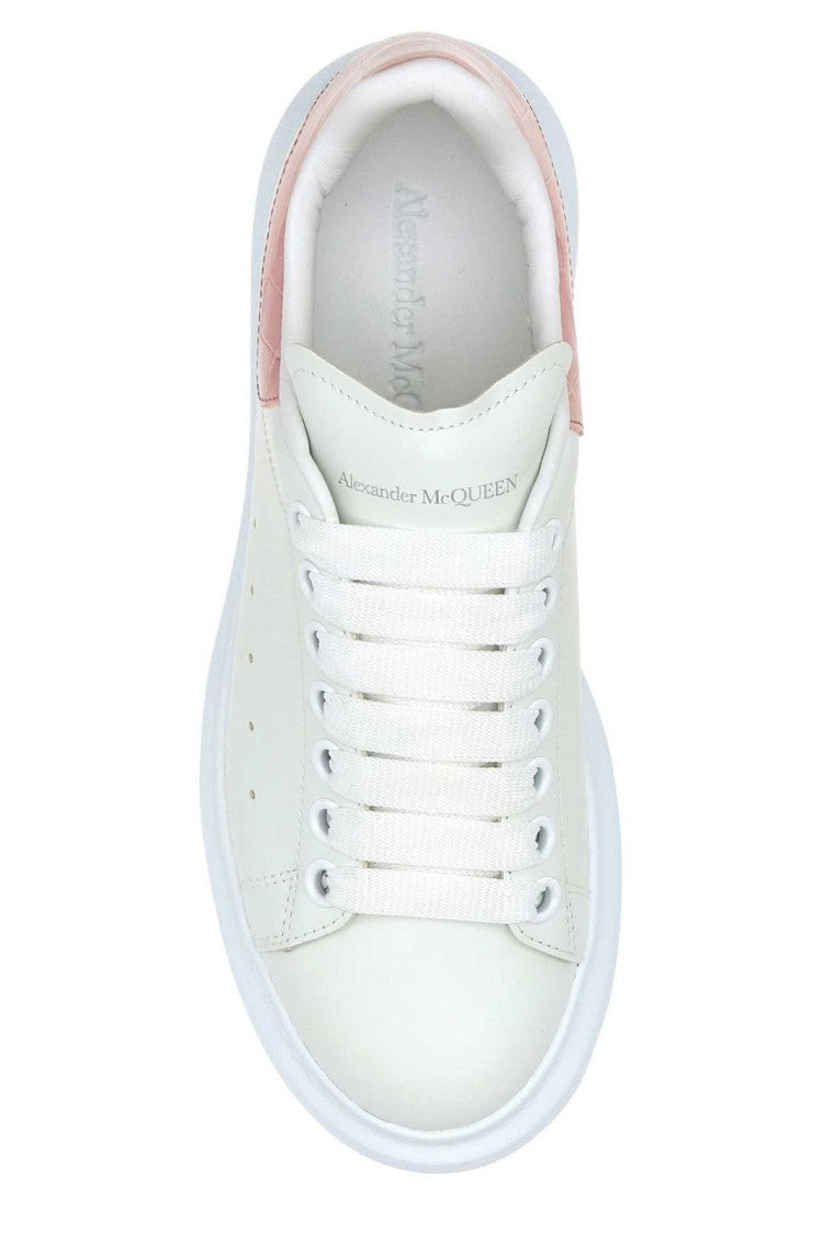 White Calf Leather Sneakers With Sole