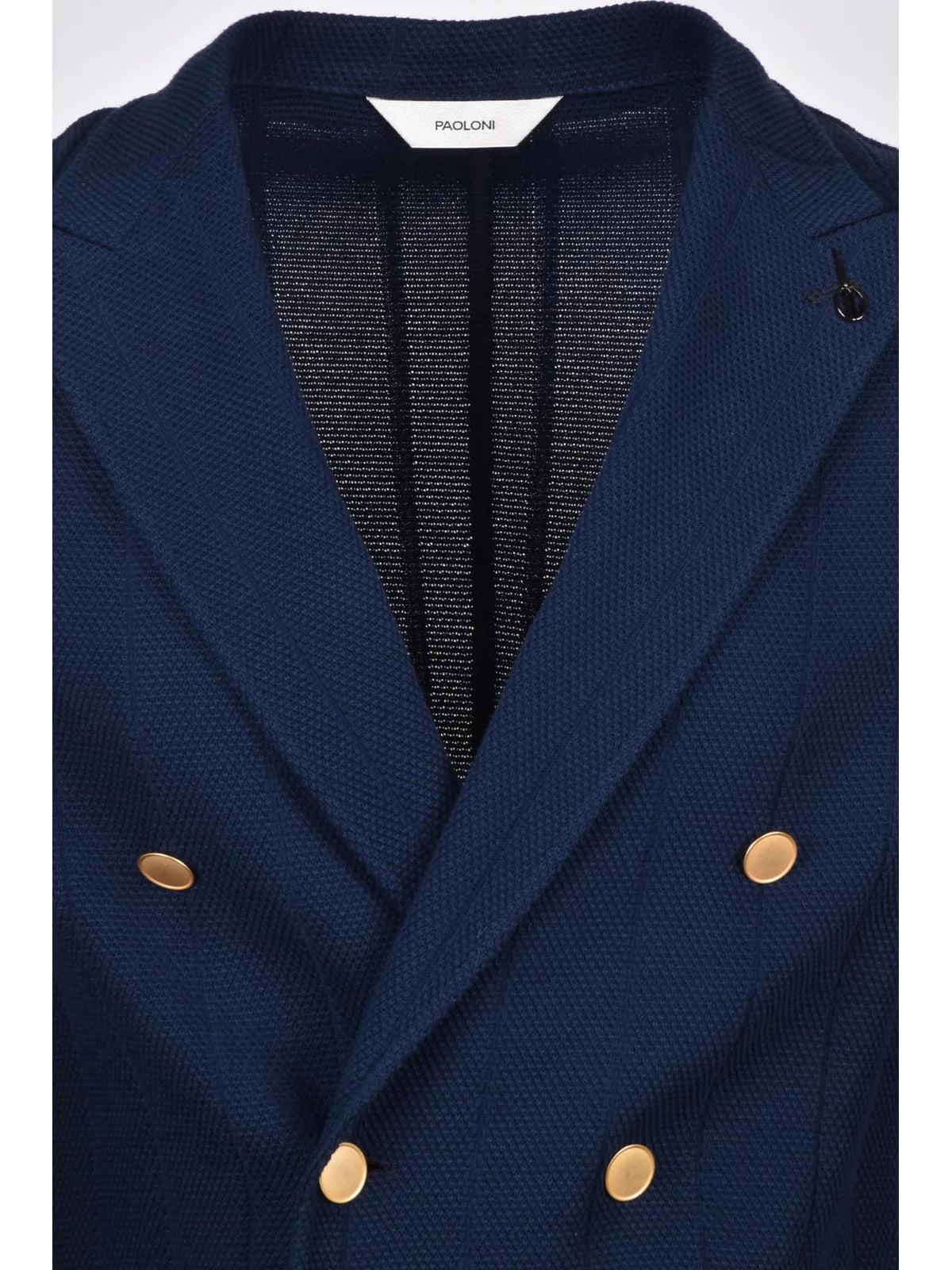 Double-Breasted Blazer Jacket - Blue