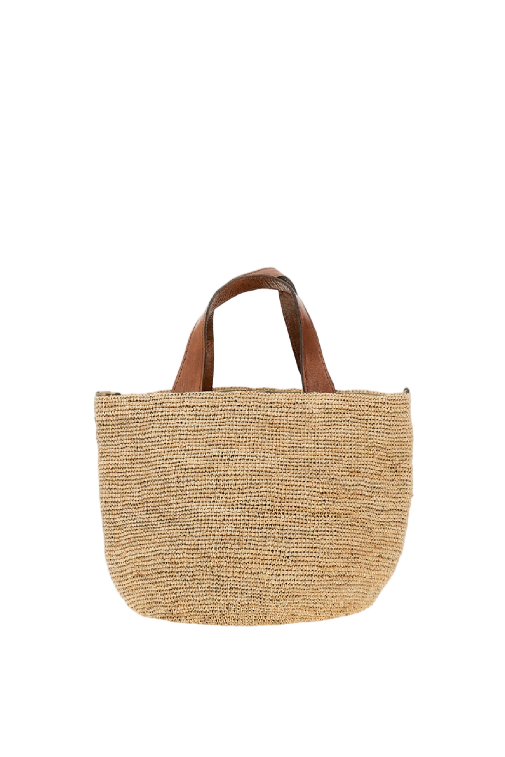 Beige Mirozy Raffia Bag
