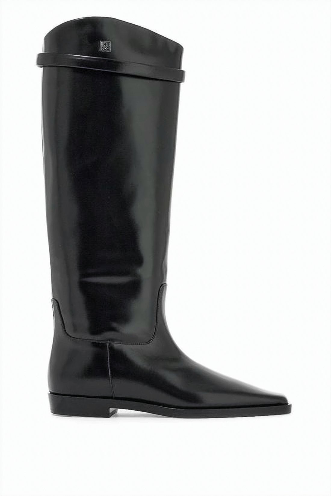 Tall Black Leather Boots