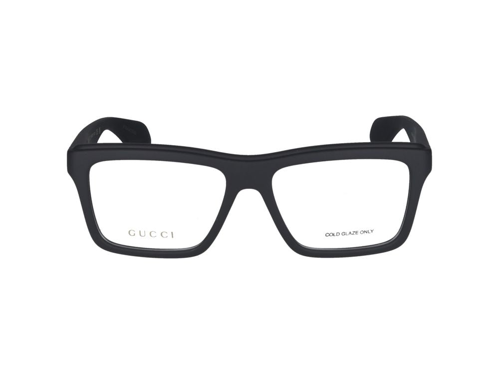 Okulary Gucci GG1573O 001 czarne, czarno-transparentne 55/16/145