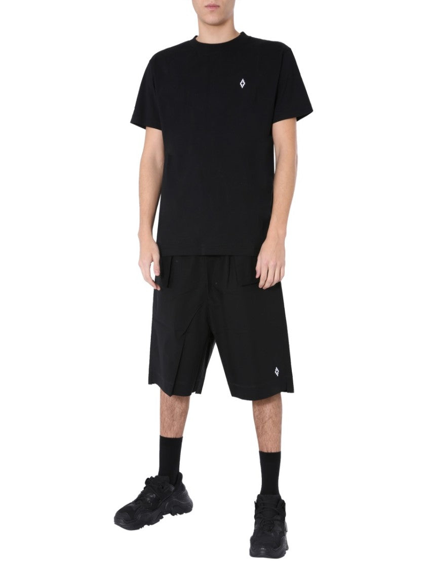 Relaxed Black Bermuda Shorts