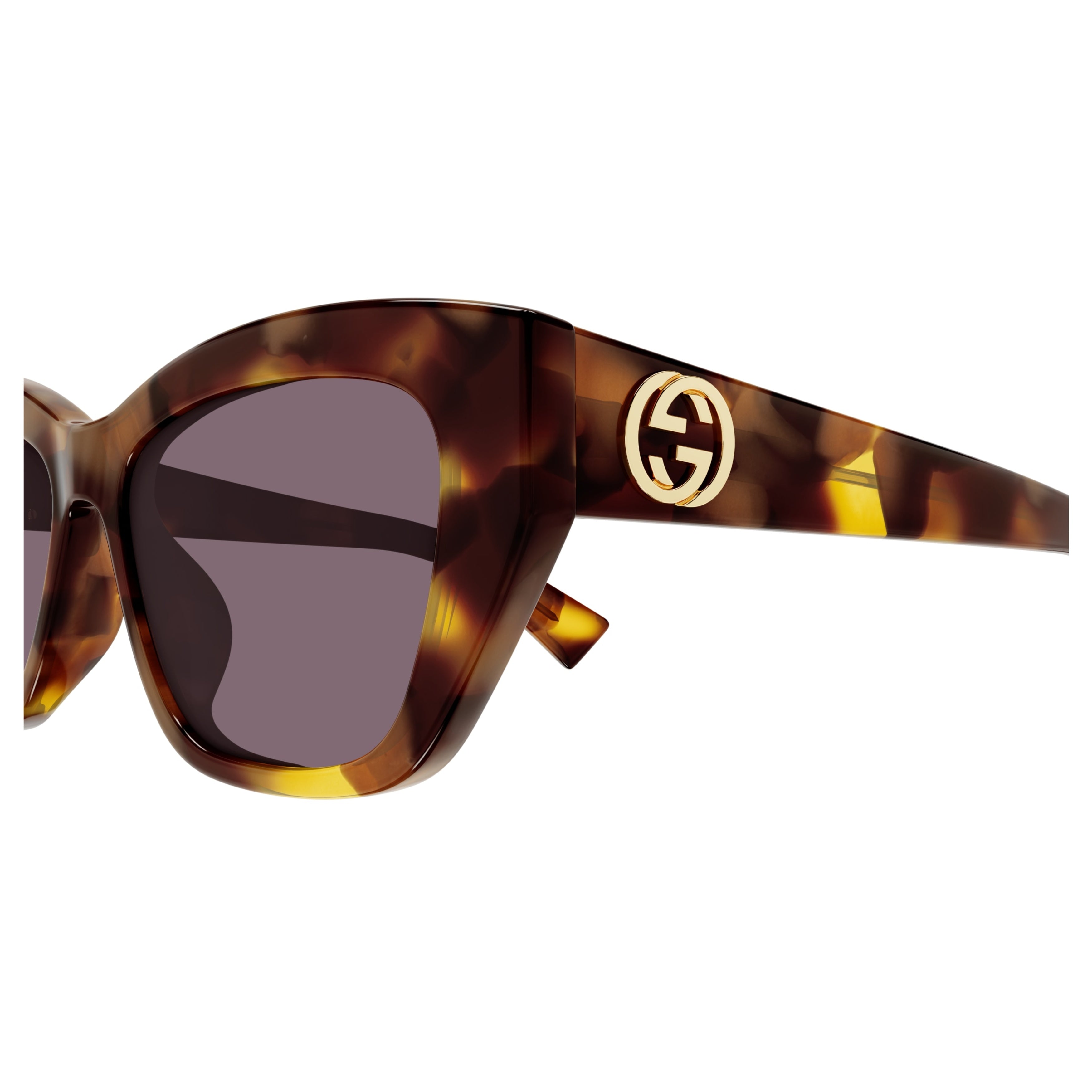 Gg1844sa Oversized Square Tortoiseshell Sunglasses