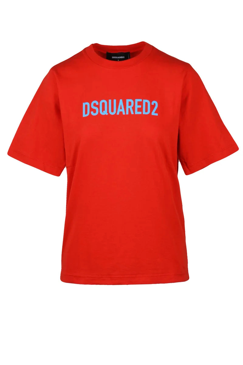 Crew Neck T-shirt - Red