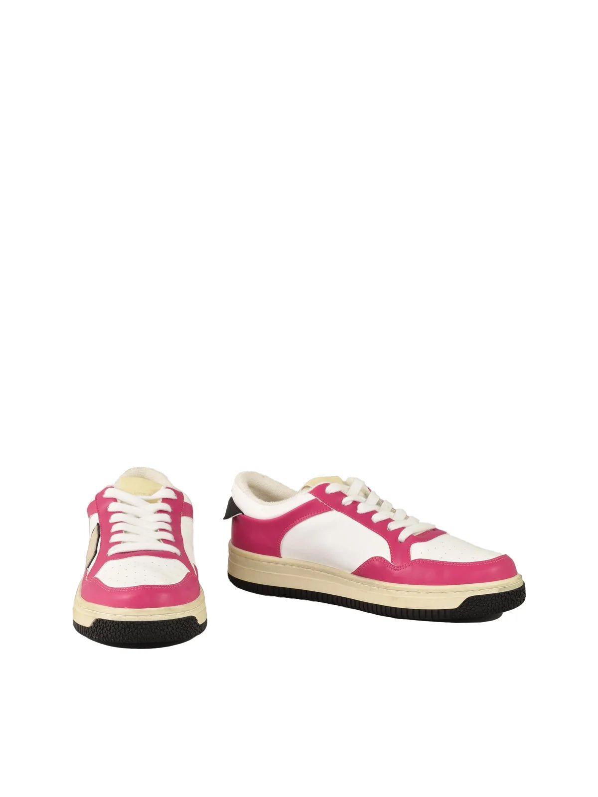 Rubber Sneakers - White/Fuchsia