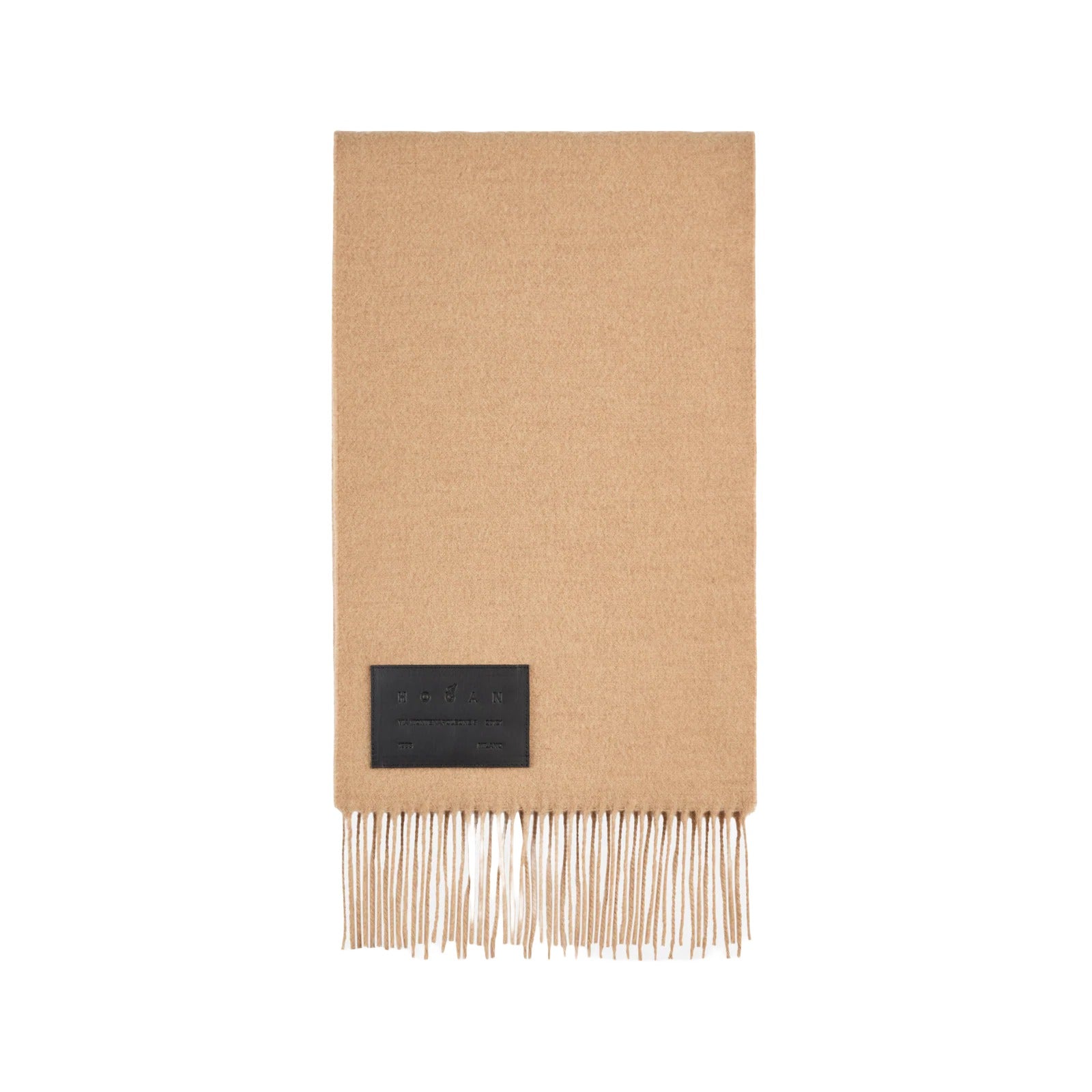 Fringed Brown Scarf Crafted