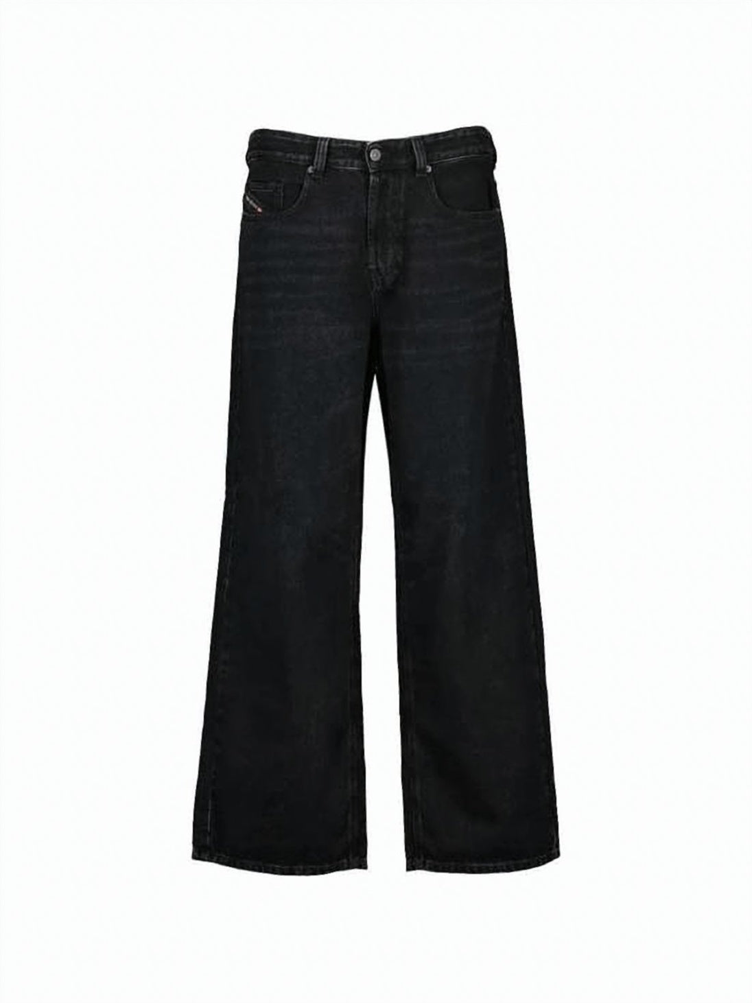 Relaxed Fit Black Denim Pants