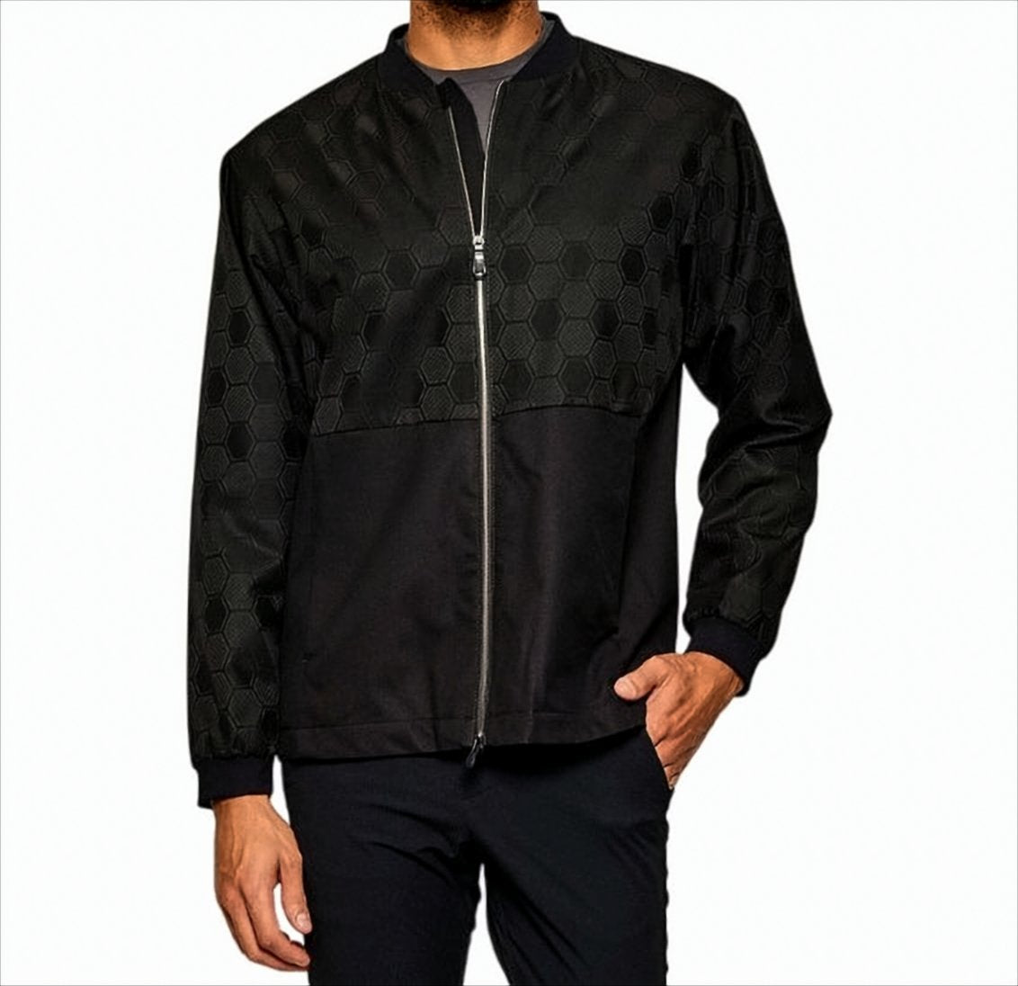 Water-Repellent Bomber Jacket