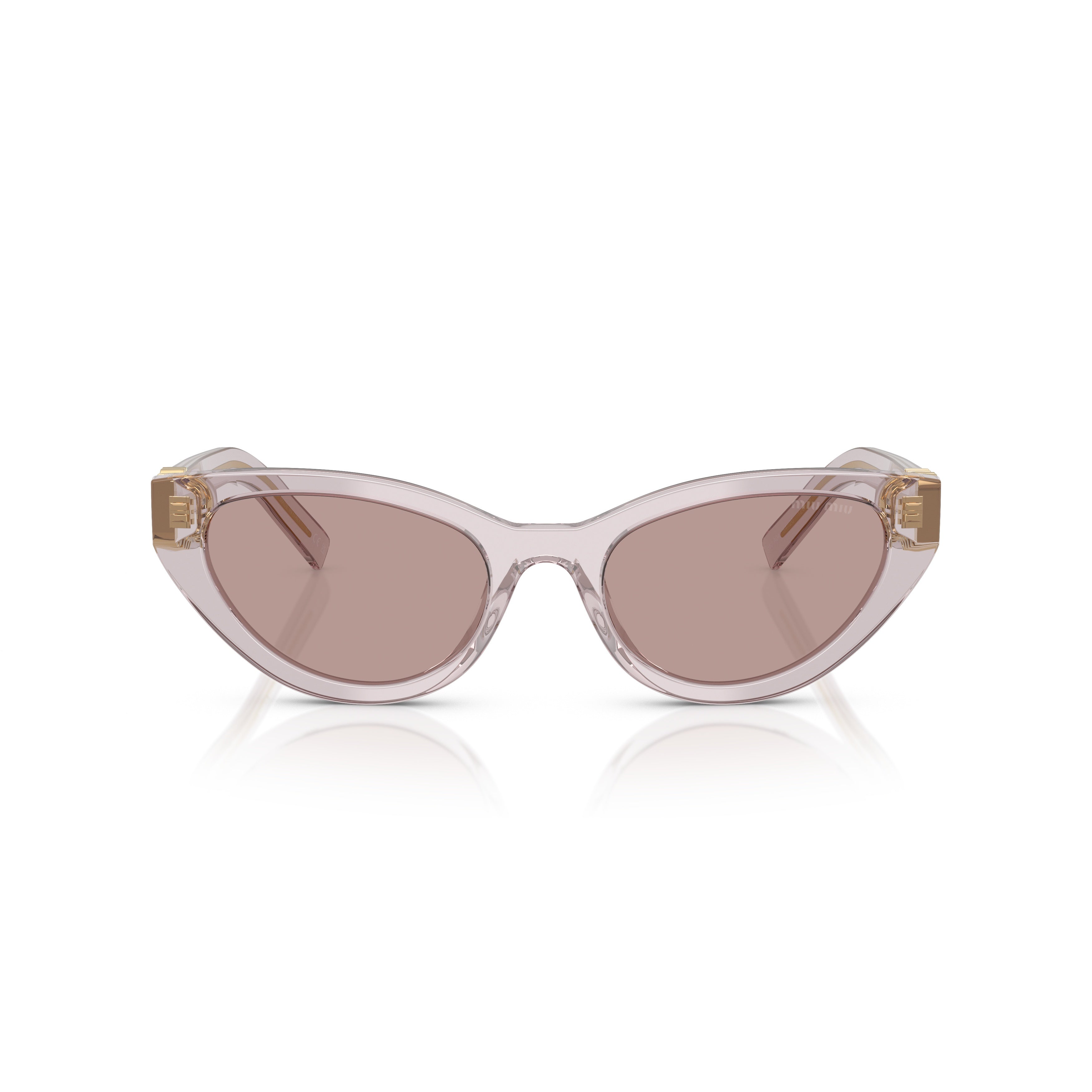 0mu A04s Translucent Mauve Cat-Eye Sunglasses