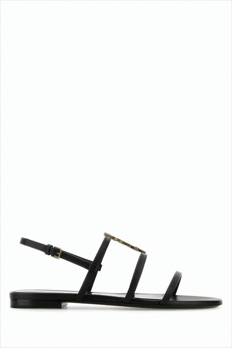 Black Leather Sandals