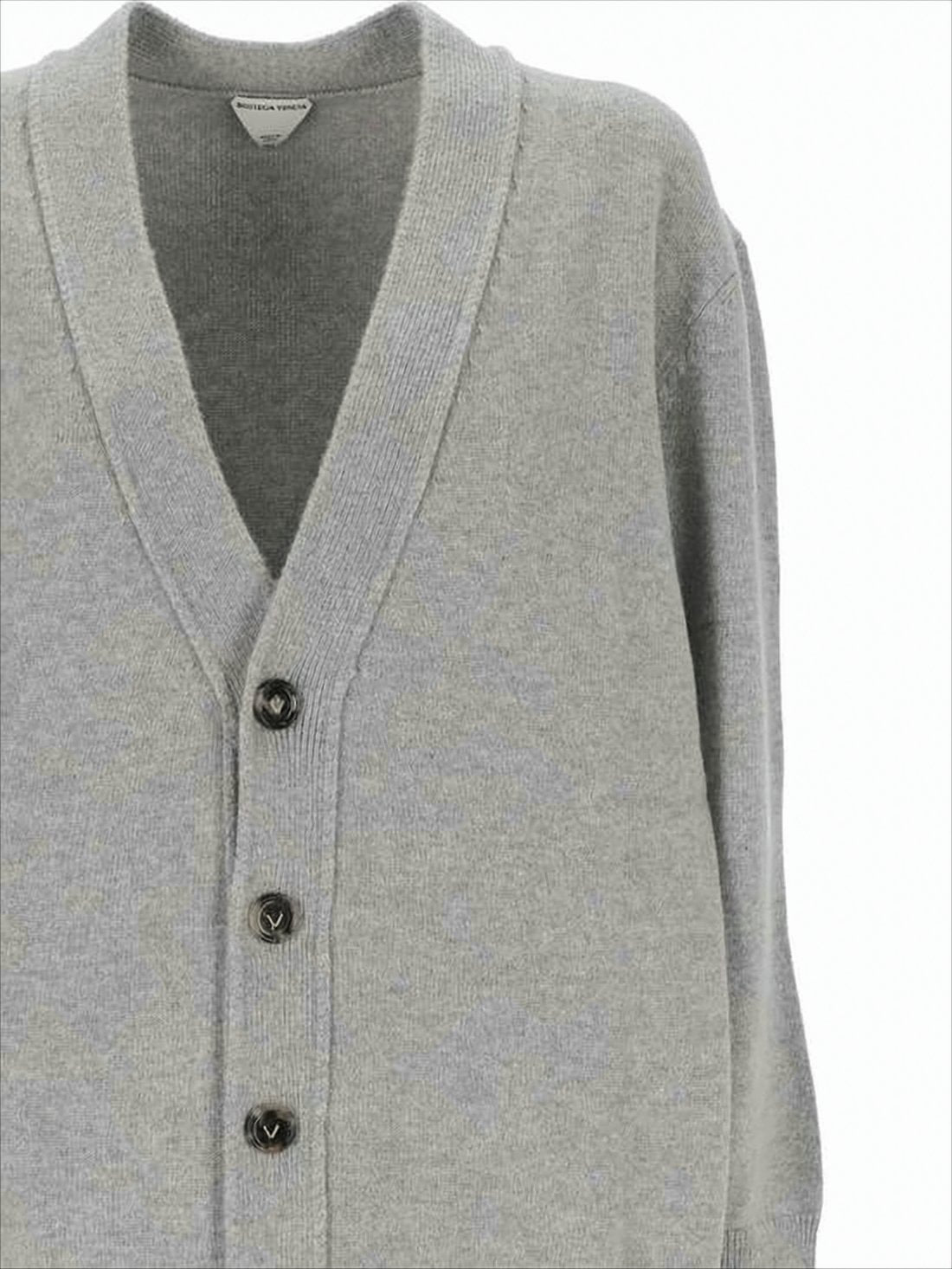 Light Grey Cashmere Cardigan