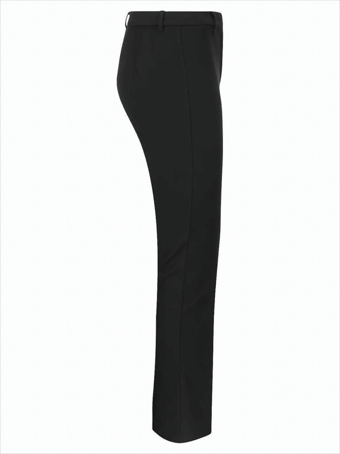 Tailored Straight-Leg Pants with Mid-Rise Waist