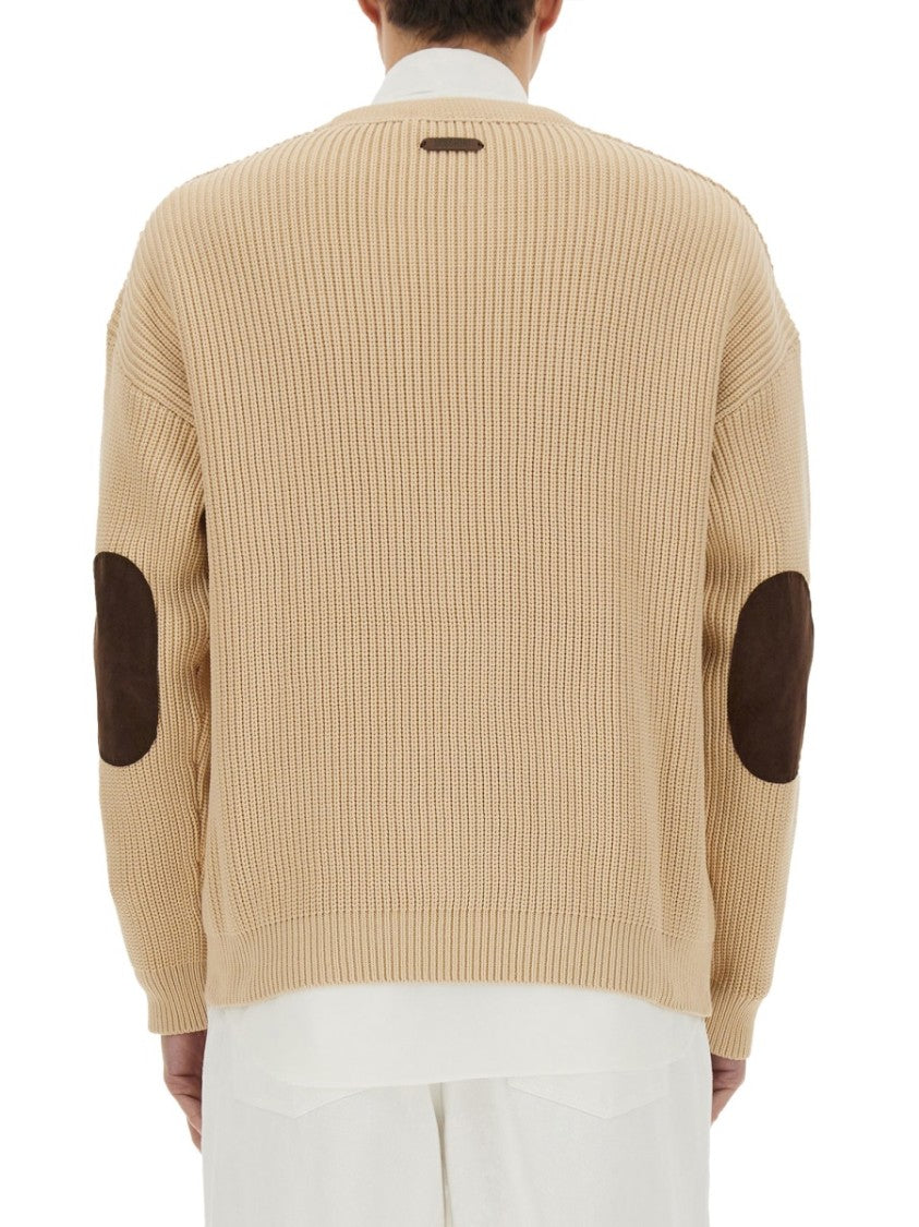 Relaxed Fit Organic Cotton Blend Cardigan