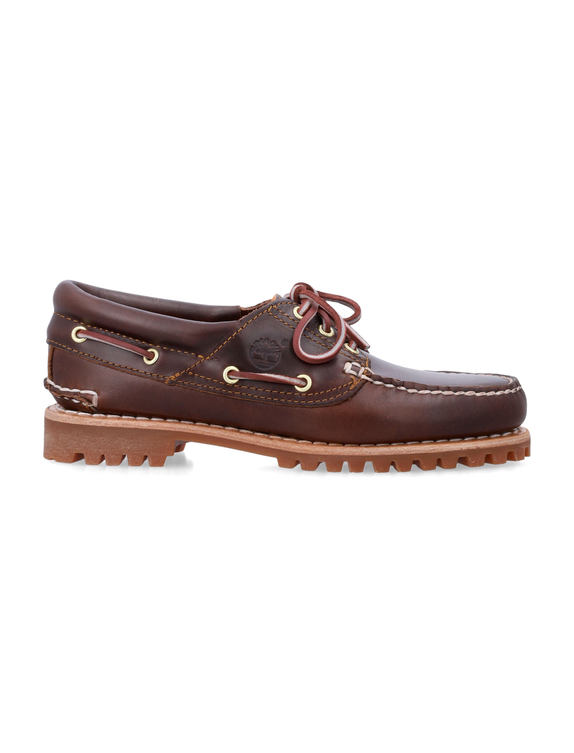 Authentic Brown Leather Boat Shoe