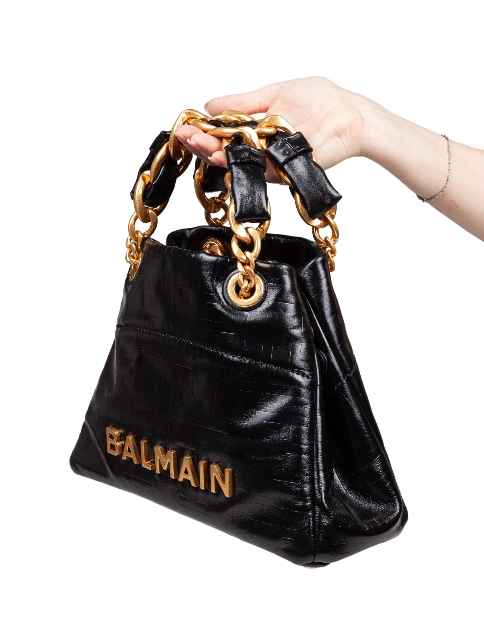 1945 Soft Cabas Small In Black Calfskin