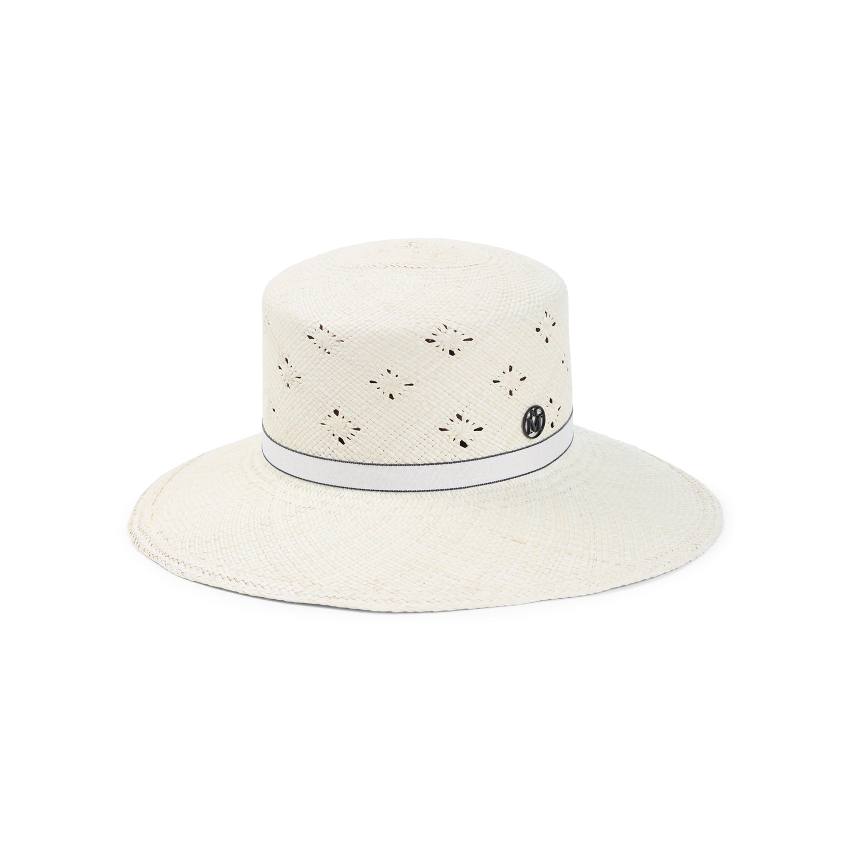 Perforated Wide-Brimmed Hat