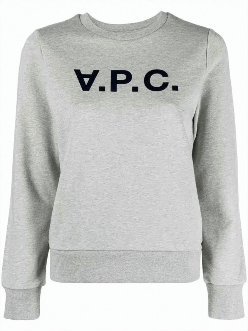 Heathered Grey Long-Sleeve Sweatshirt