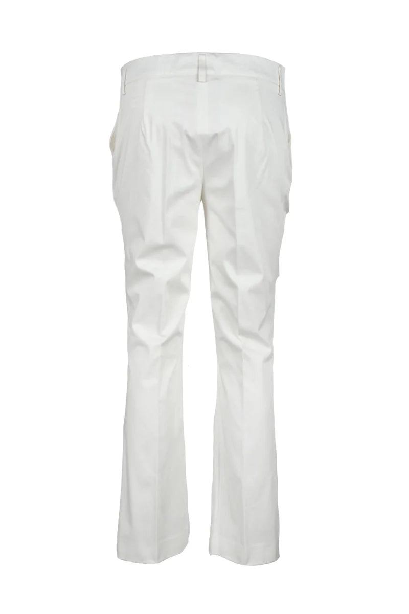 Cotton Stretch Jeans - White