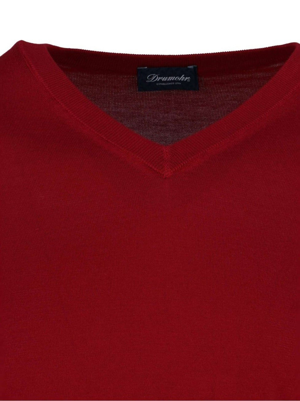 V-Neck Sweater – Red