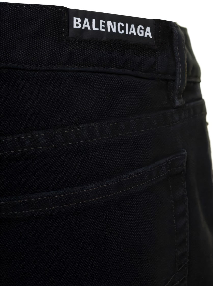 Form-Fitting Midi Skirt With Front Slit