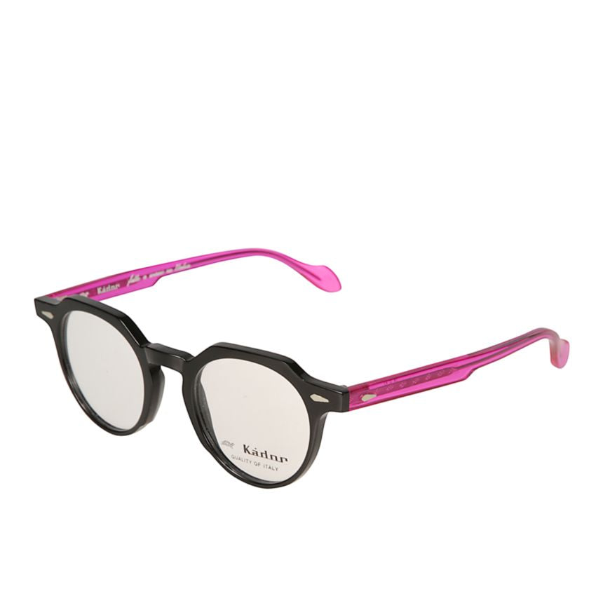 Amadeus Round Lens Eyeglasses with Geometric Frame