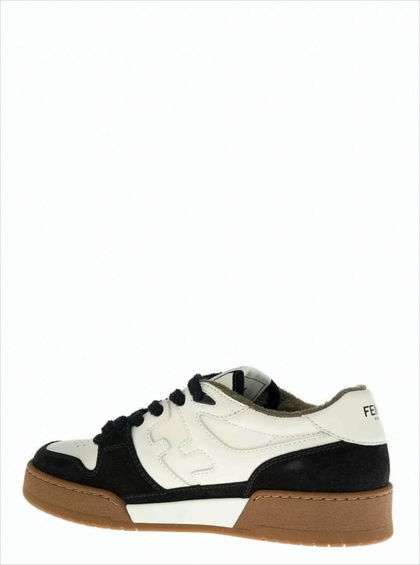 Low-Top Sneakers with Distinctive Embossed Logo