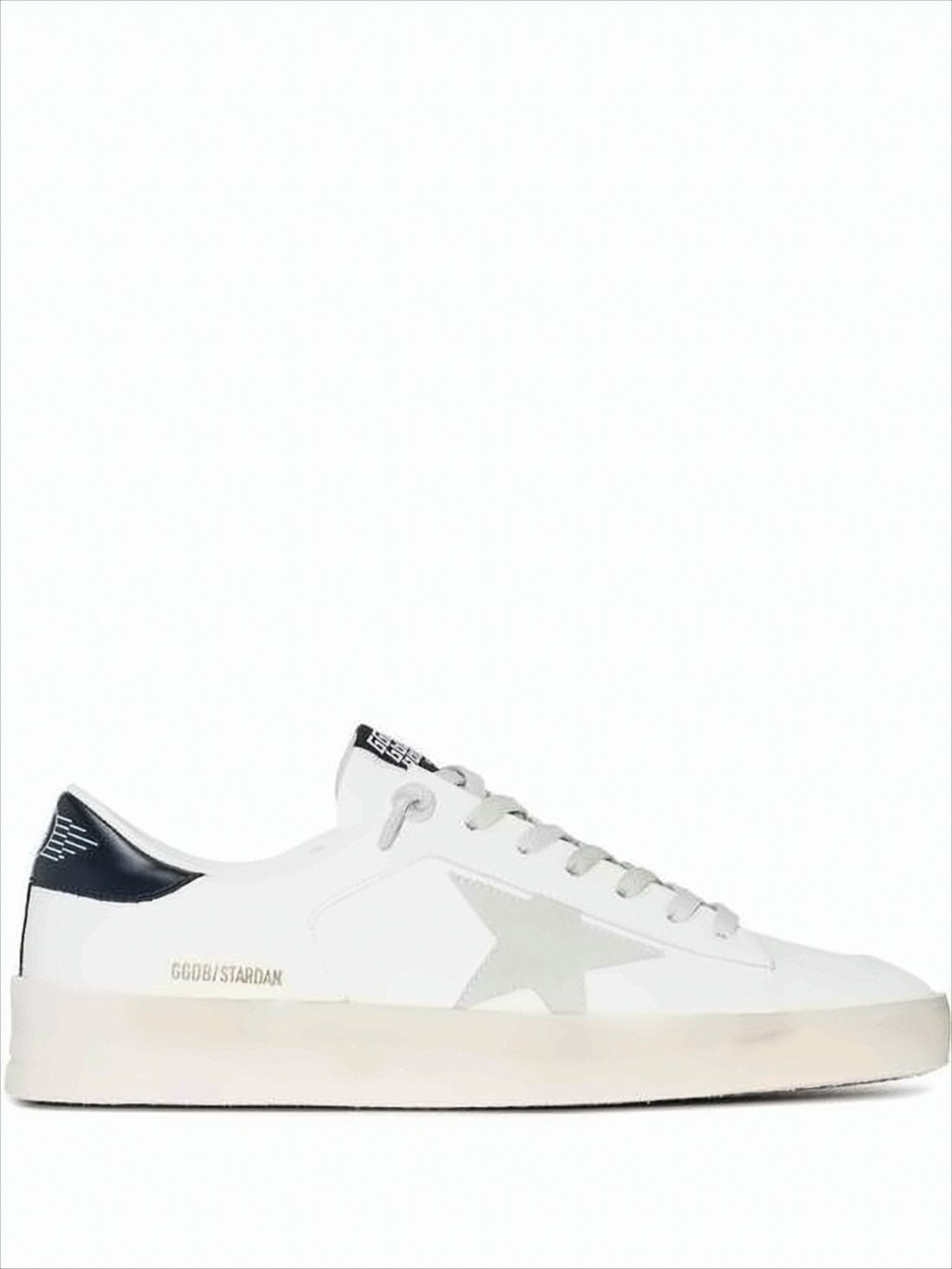 Low-Top Sneakers with Grey Star Detail