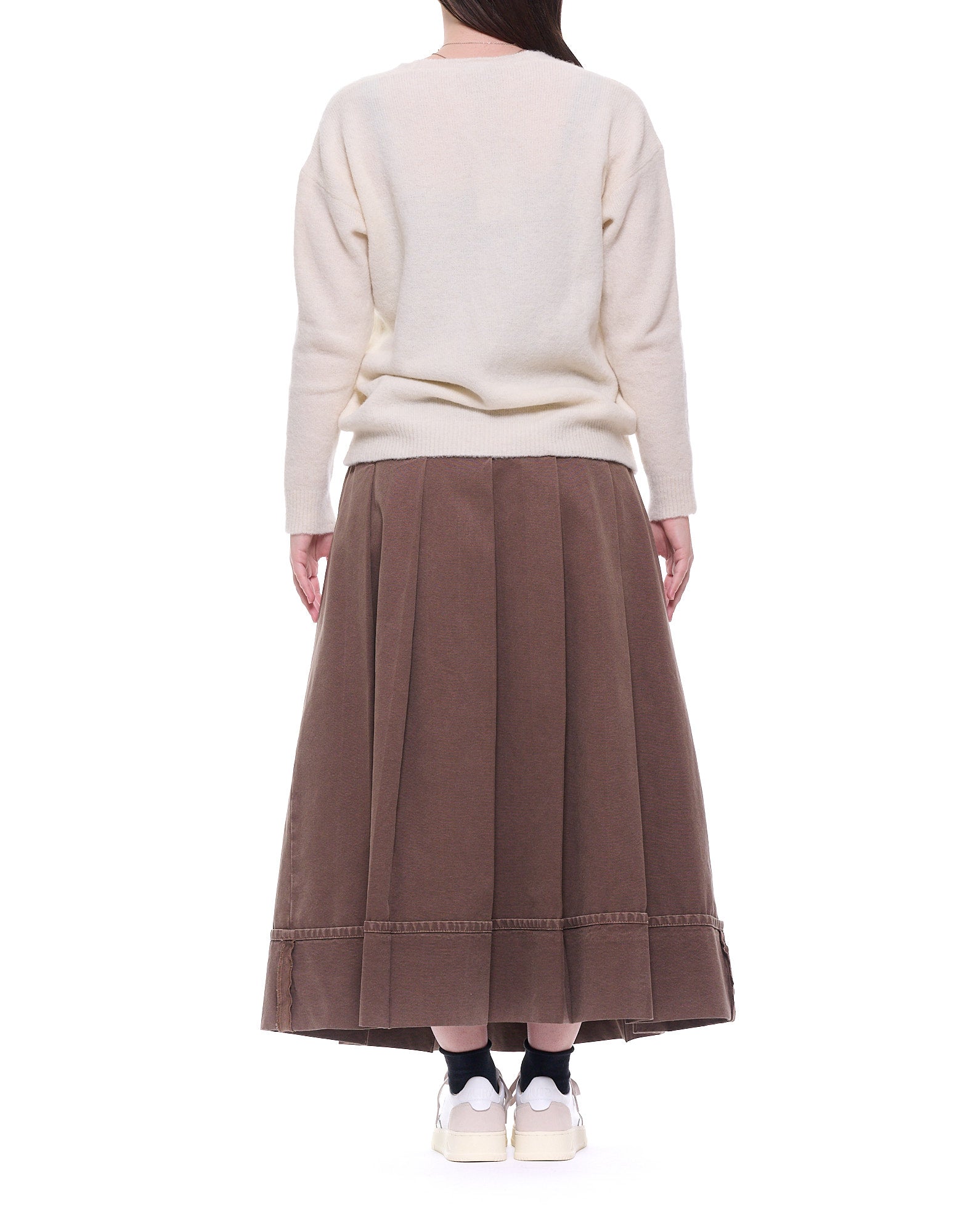V-Neck Alpaca Blend Sweater With