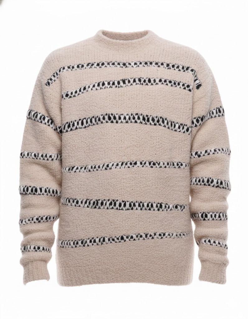 Bouclé Crewneck Sweater