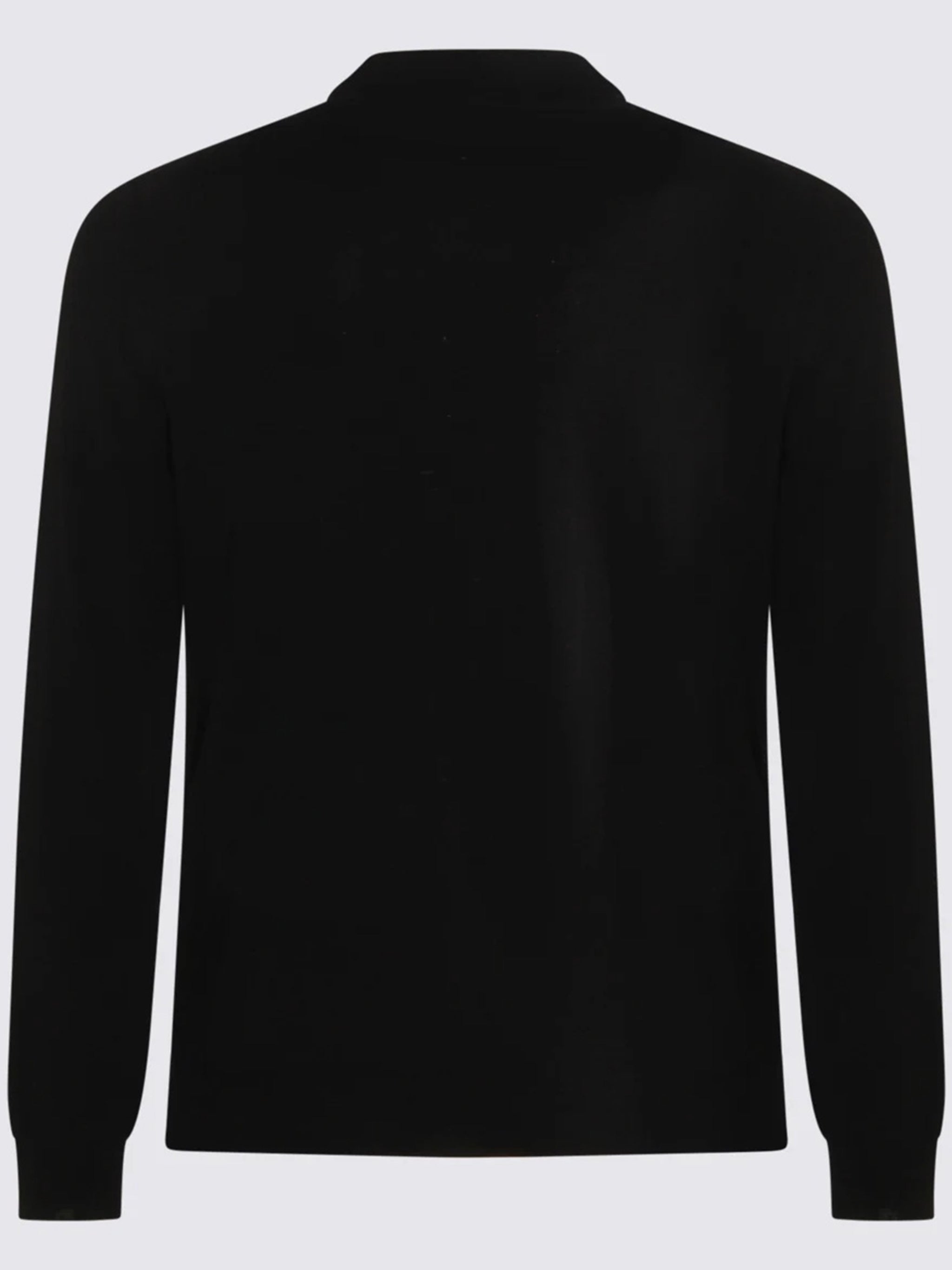 Black Lupetto Long-Sleeve Boxy Fit Pullover