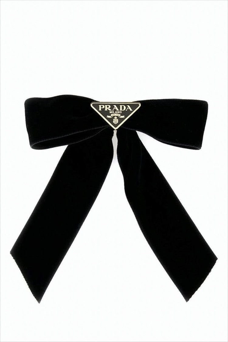 Black Velvet Bow Hair Accessory