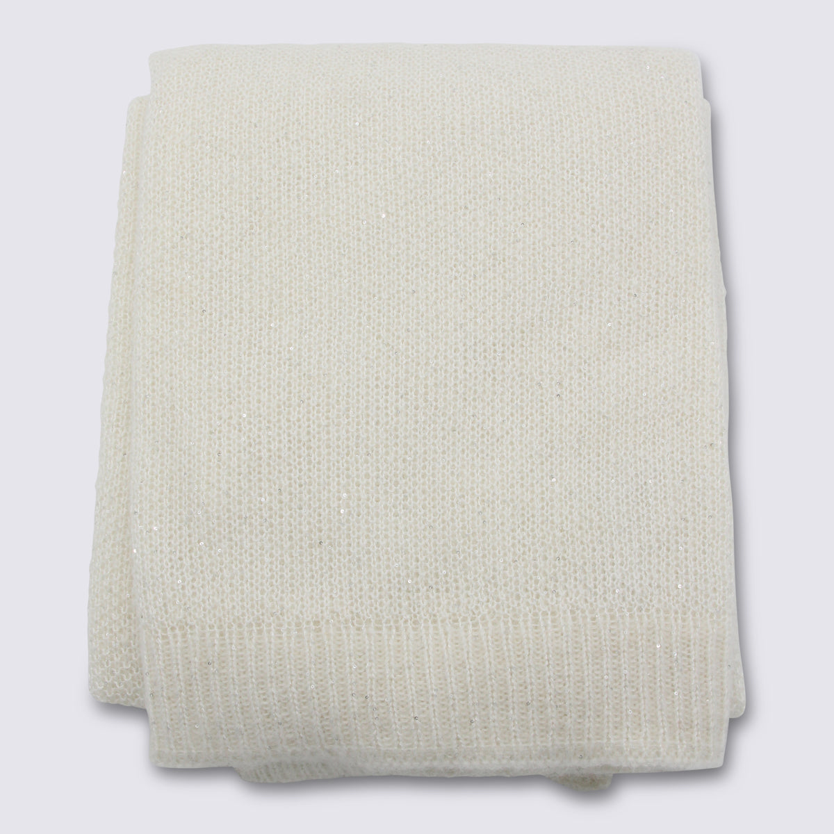 White Sparkling Scarf
