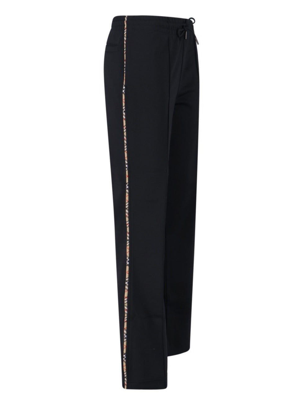 Flared Trousers With Drawstring Waistband