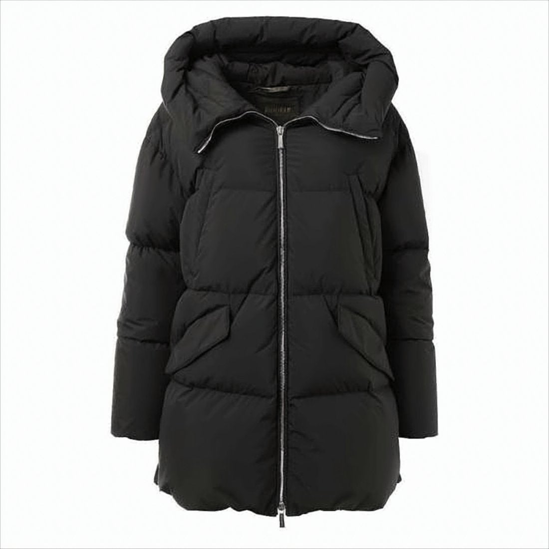 Padded Quilted Down Jacket with Hood