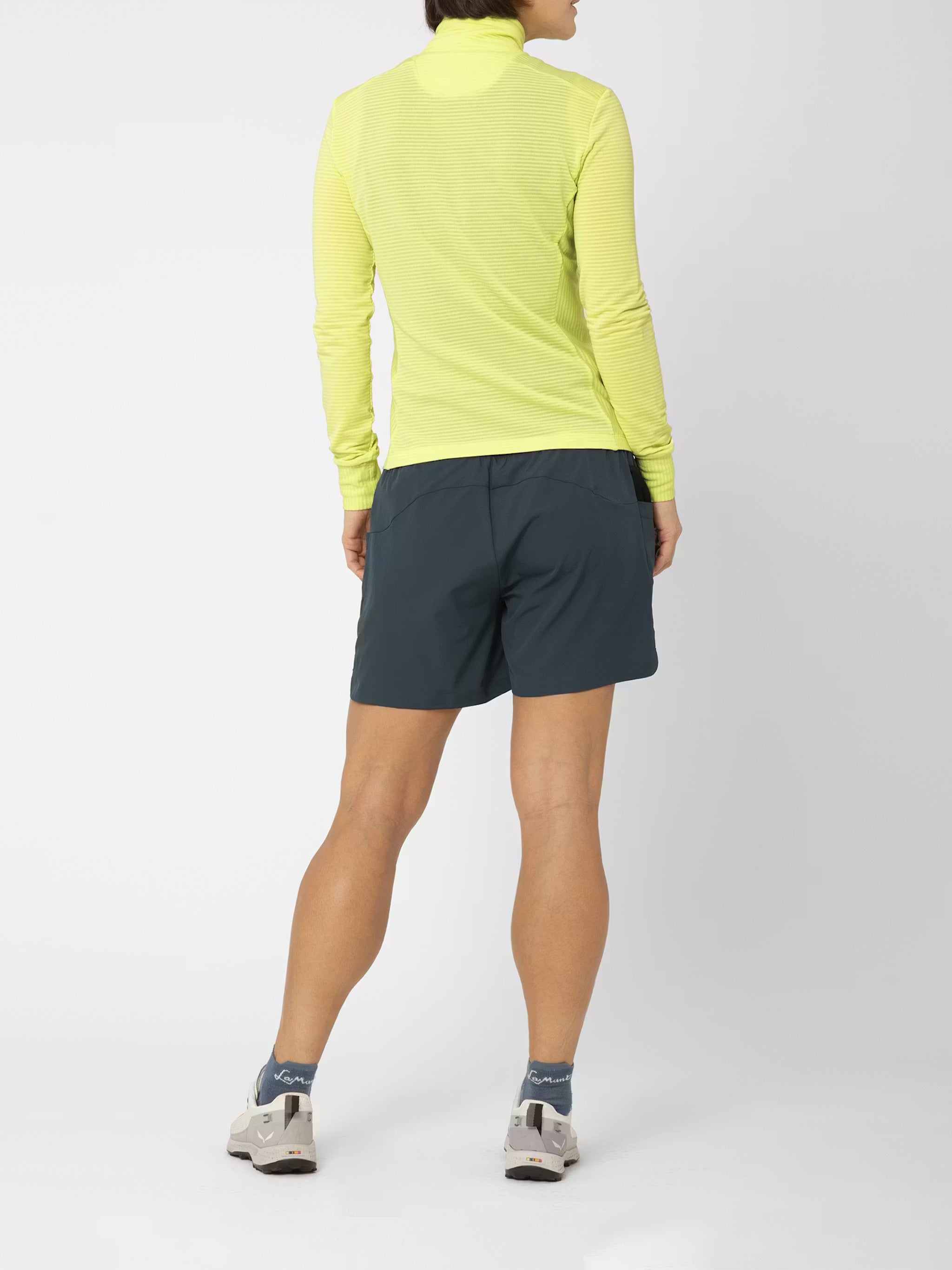 Yellow Emy Light Full Zip Textured Jacket