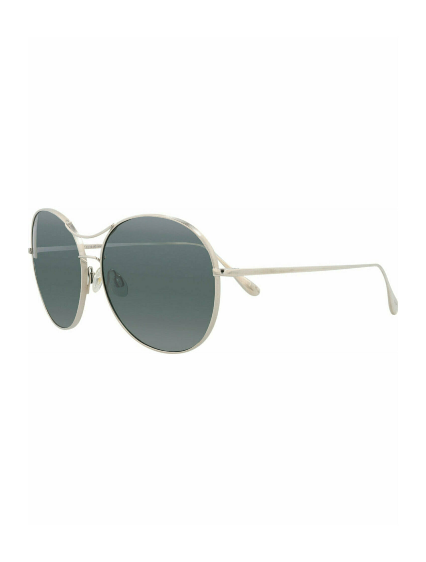 Round-Frame Titanium Sunglasses