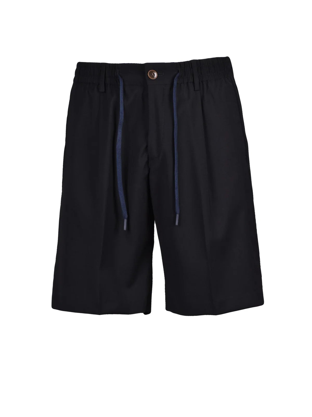 Black Polyamide Elastane Shorts