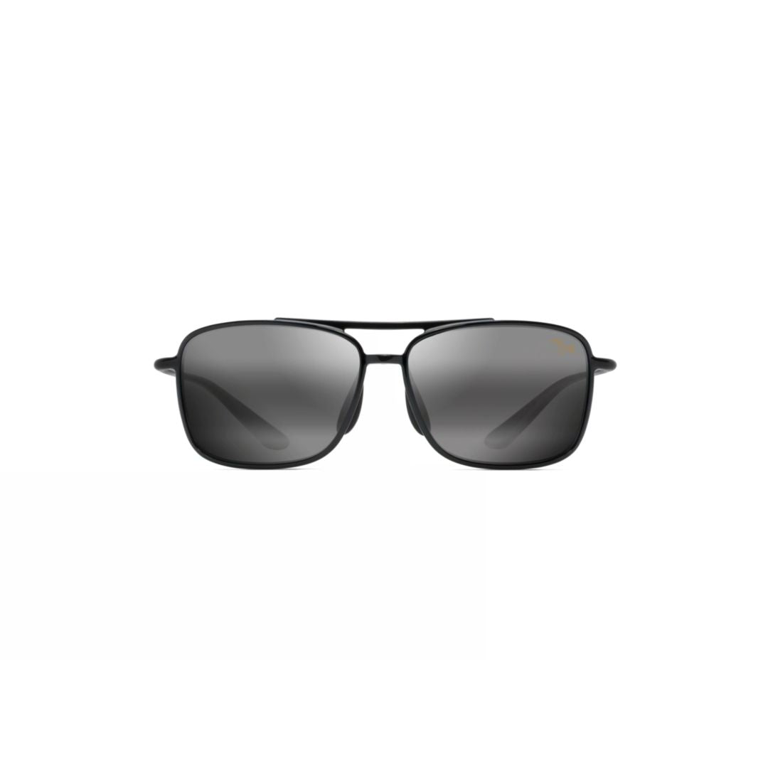 Kaupo Gap Rectangular Frame Sunglasses with Double Bridge Design