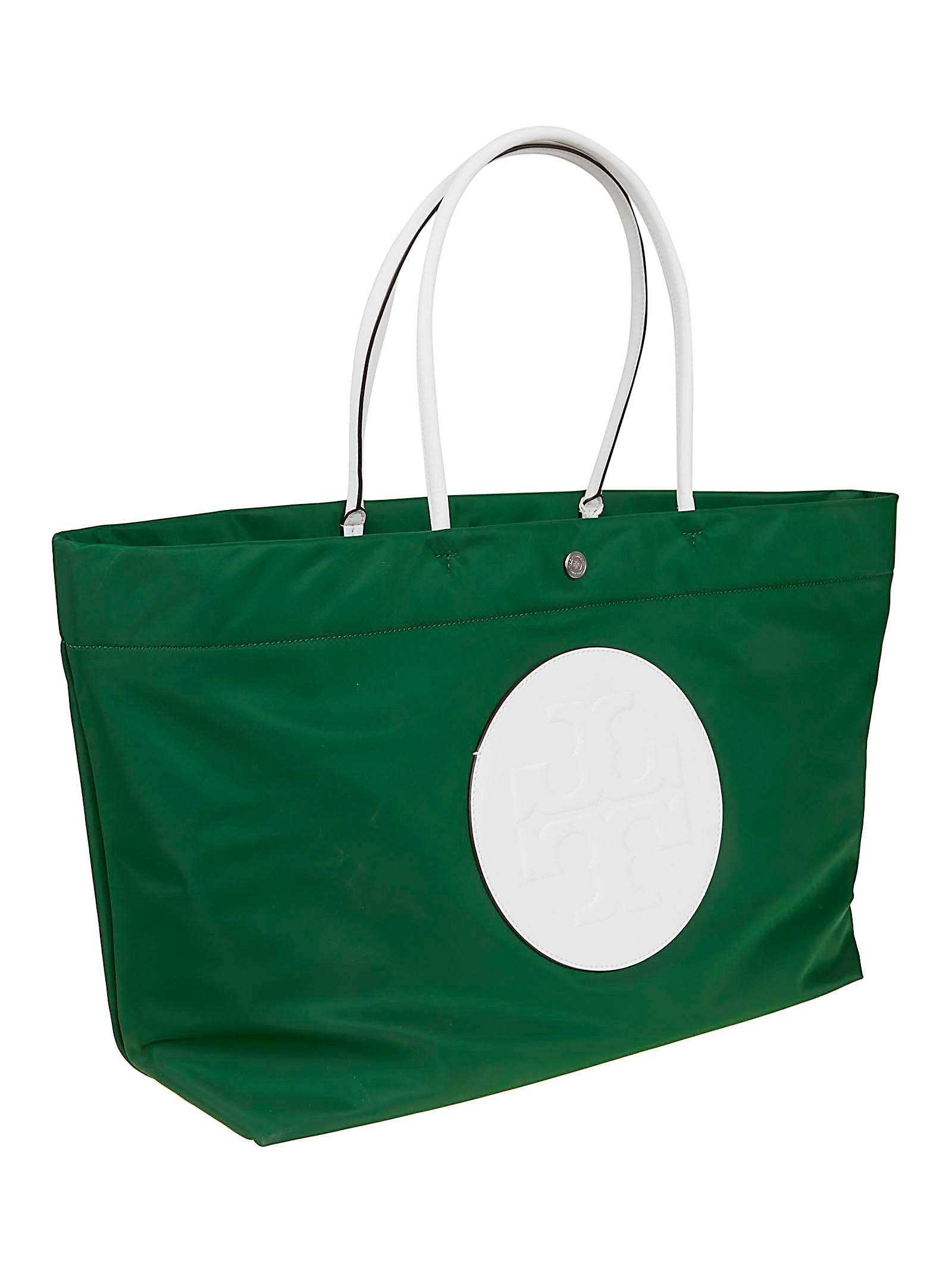 Green Polyamide Shopper Bag