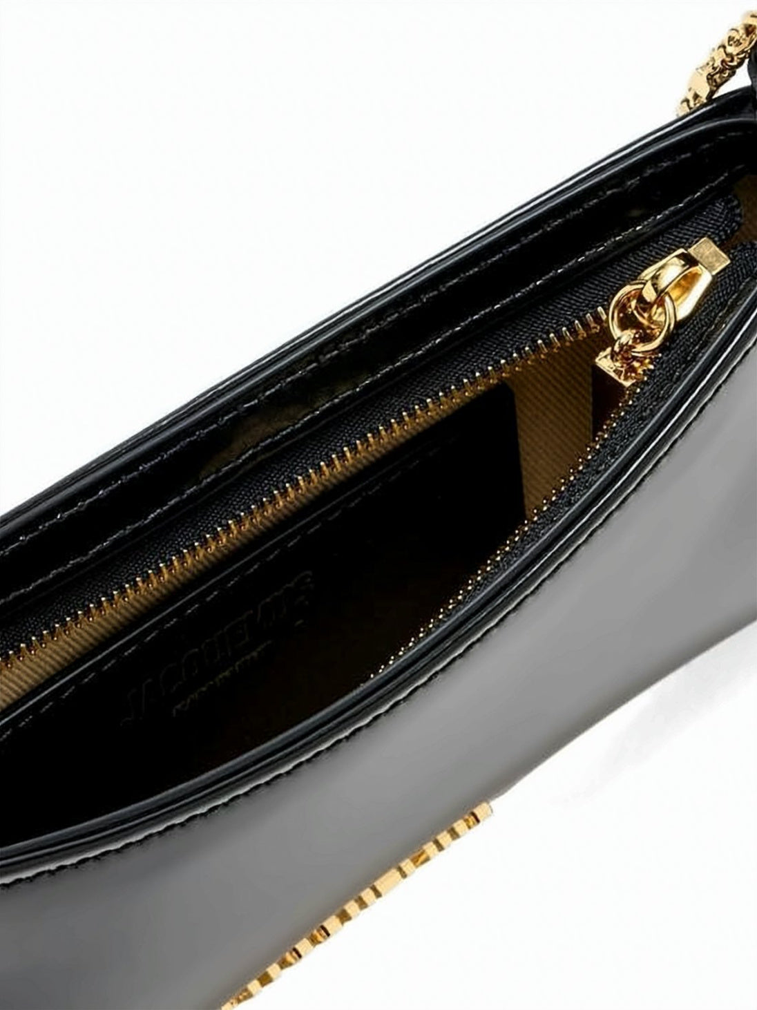 Compact Shoulder Bag in Smooth Leather