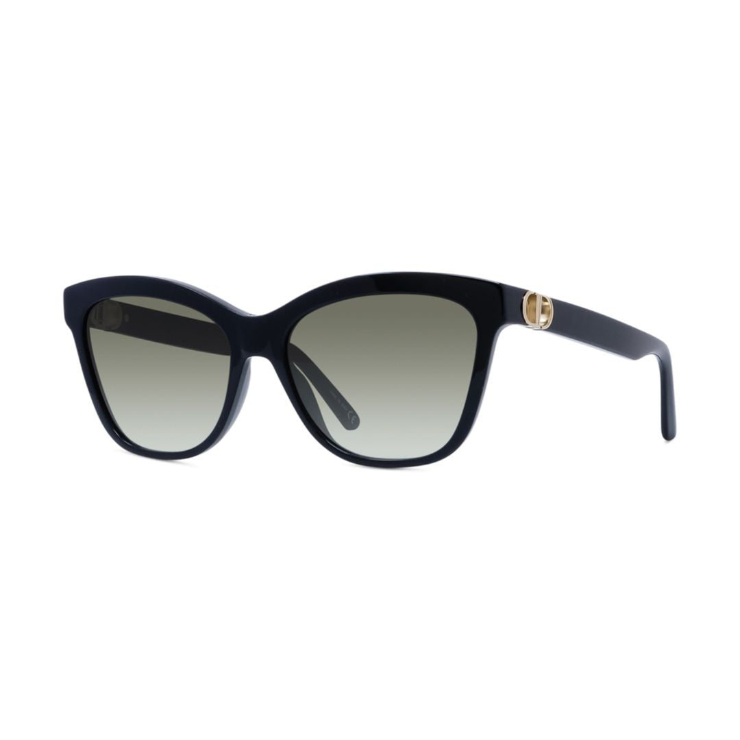 30montaignemini Bi Slightly Oversized Rectangular Black Sunglasses