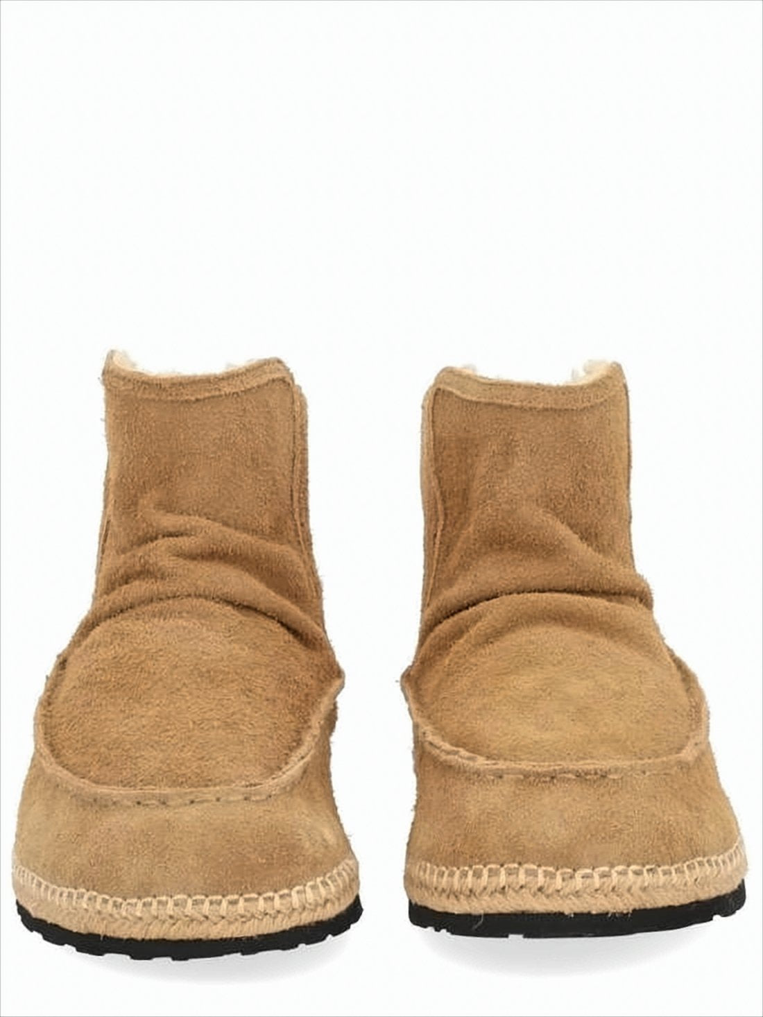 Brown Suede Boots with Plush Lining