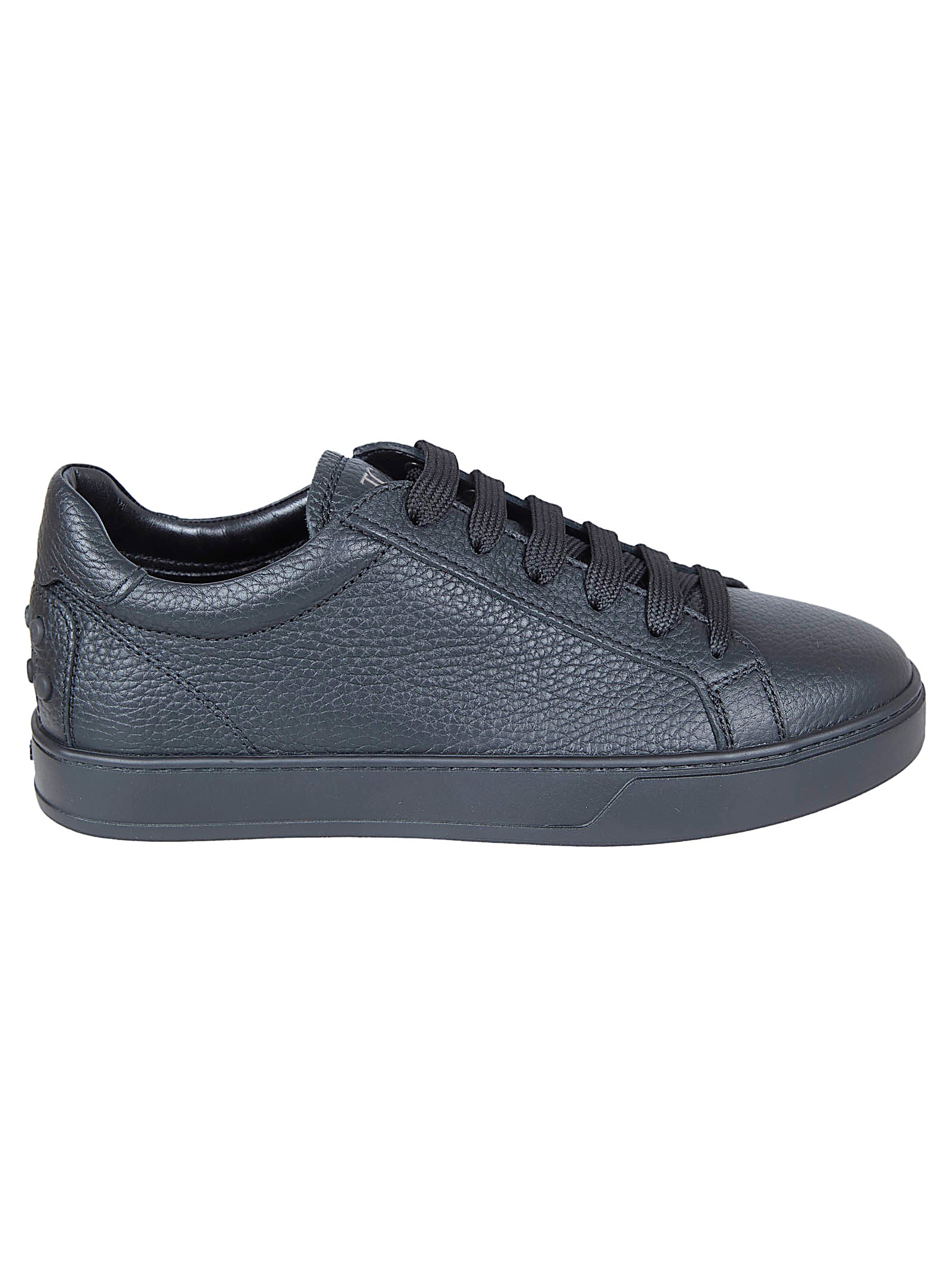 Calfskin Leather Sneakers with Glossy Finish