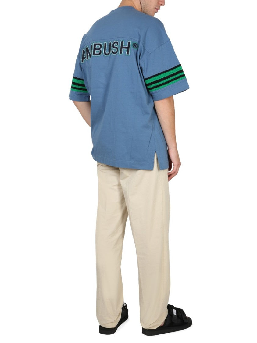 Loose-Fitting T-Shirt With Logo Patch