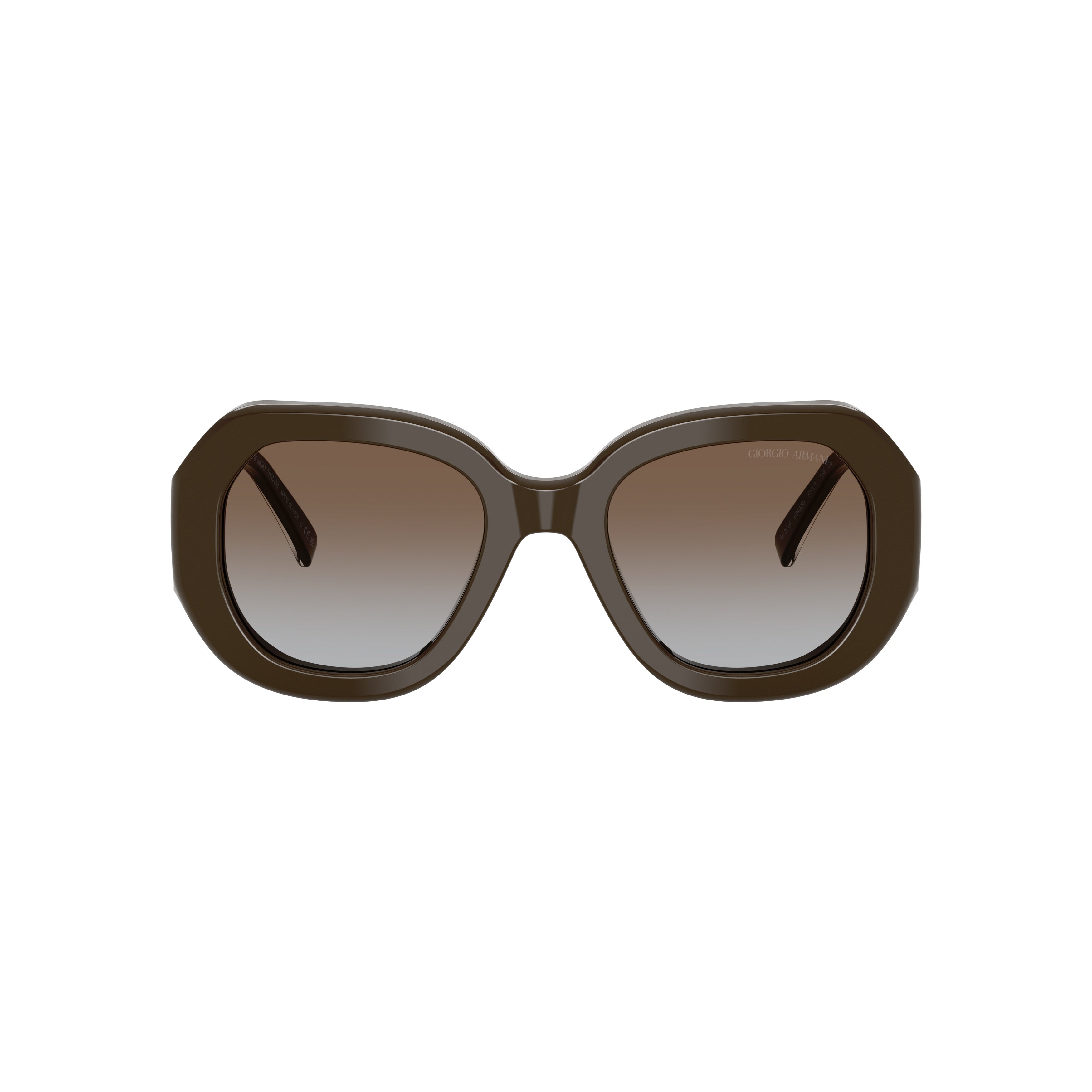 0ar8248 Oversized Geometric Sunglasses with Glossy Finish