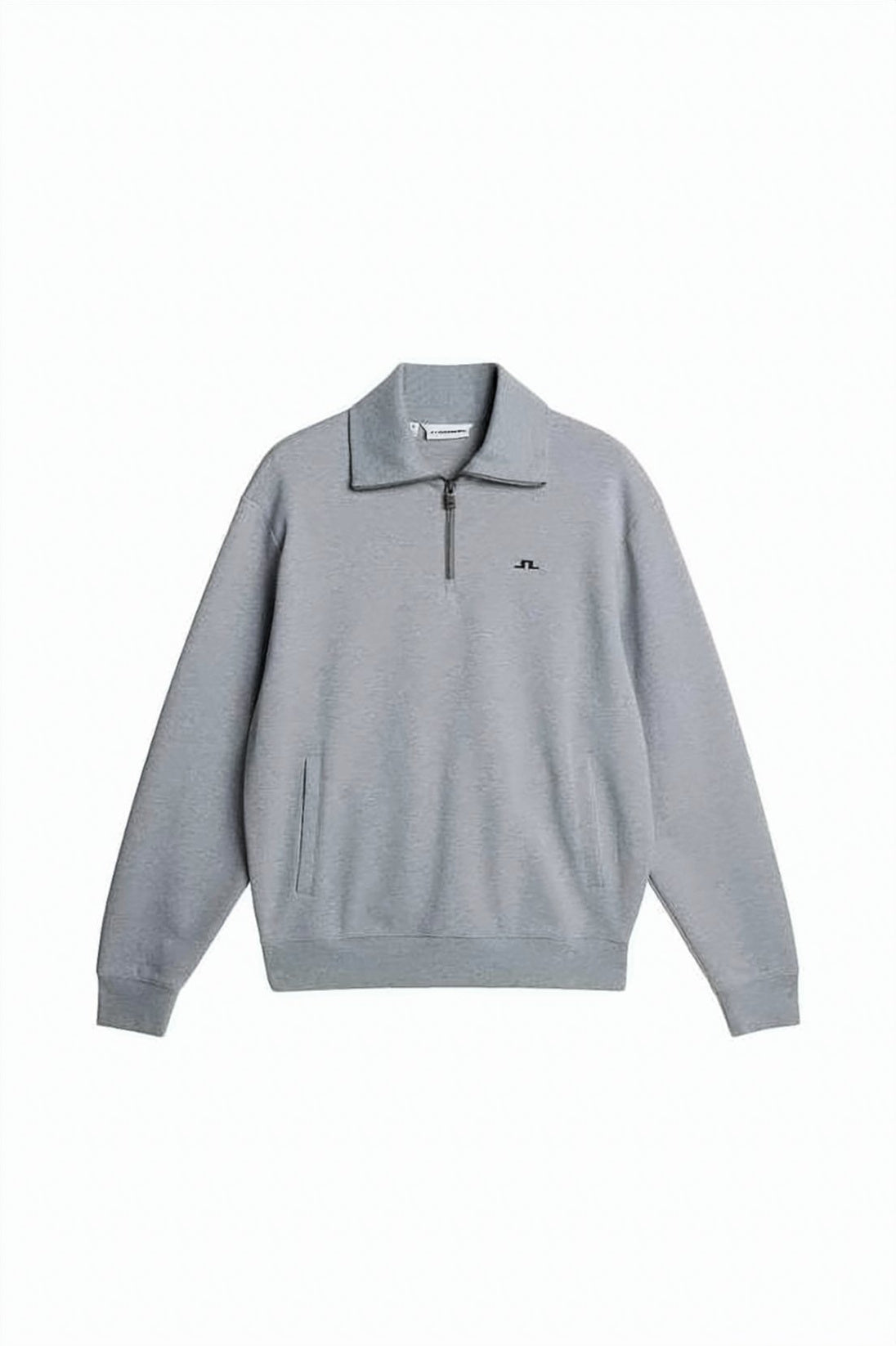 Half-Zip Pullover with Relaxed Fit