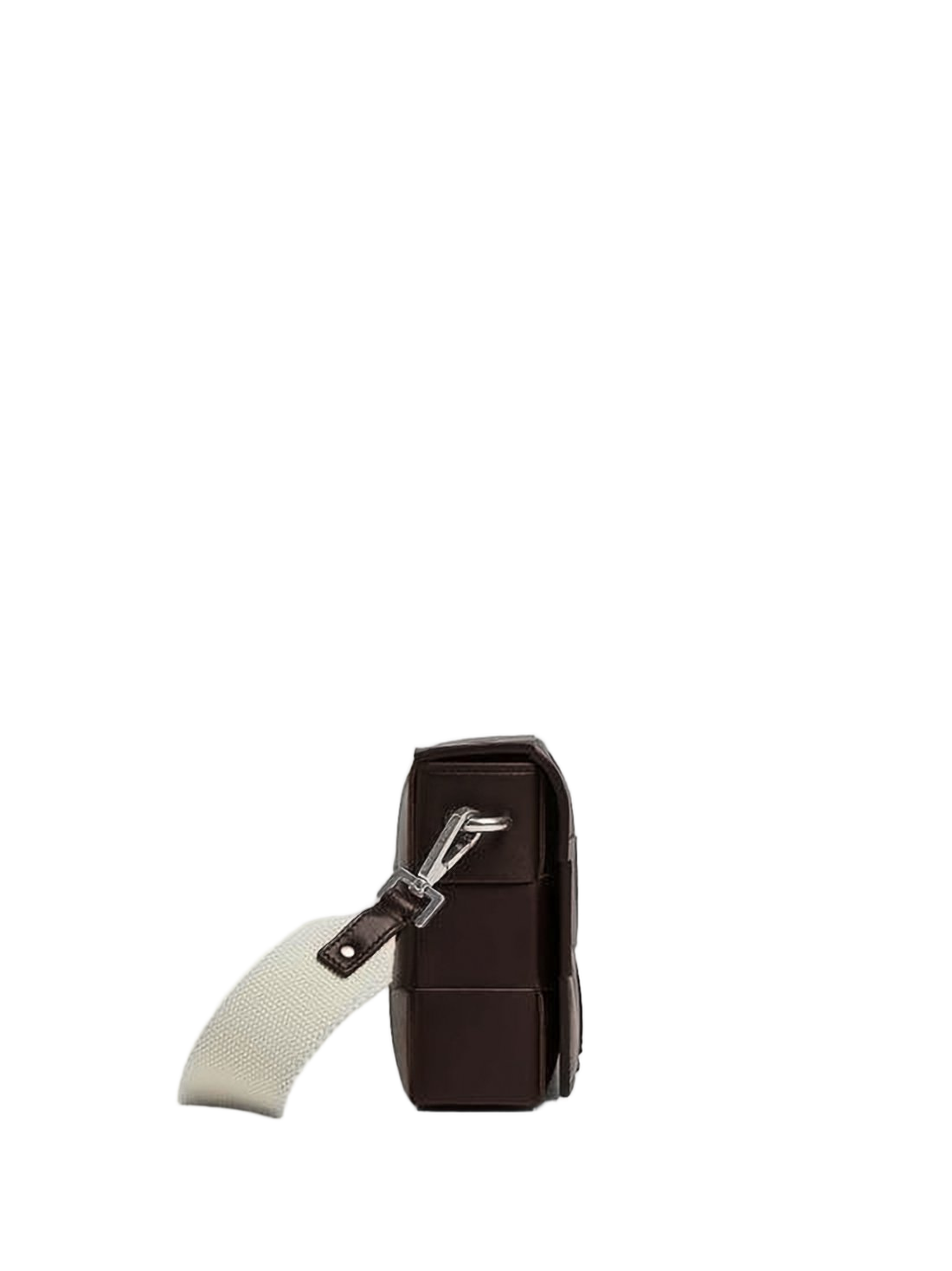 Woven Leather Rectangular Crossbody Bag