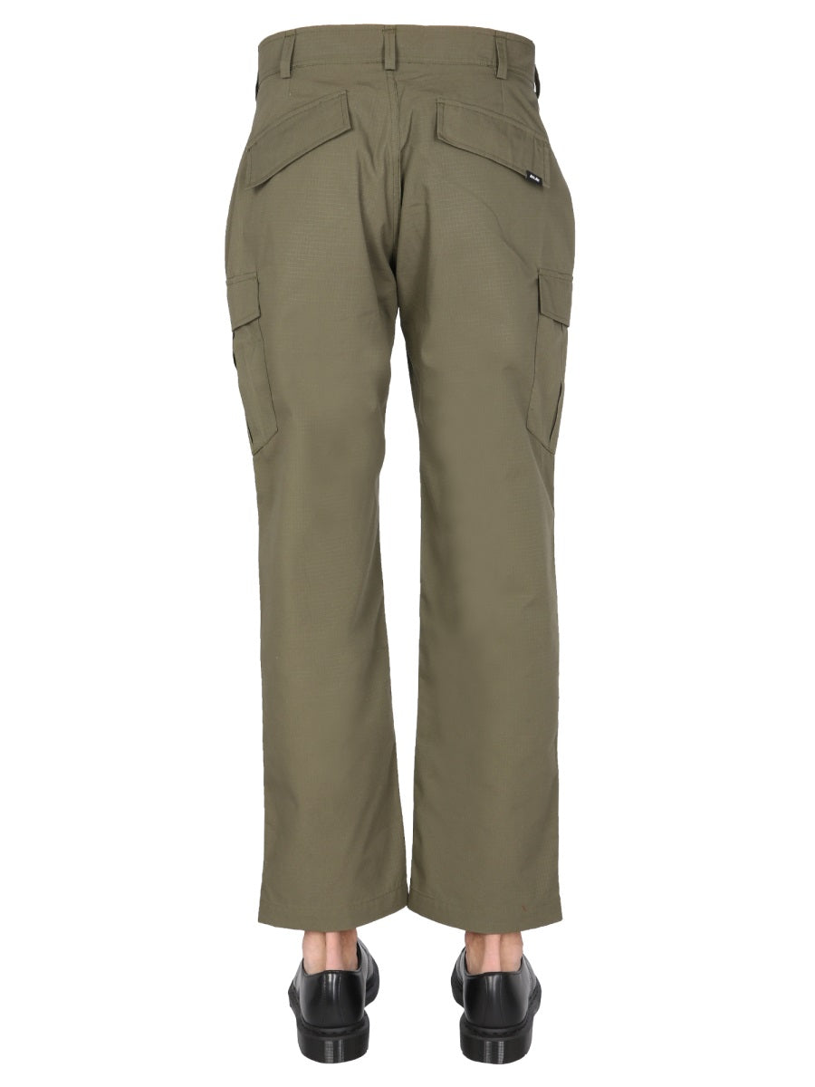 Brown Cargo Pants With Functional Design