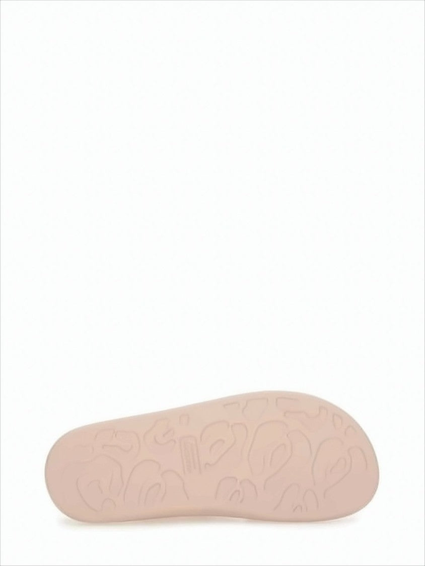 Minimalist Rubber Mules with Adjustable Straps